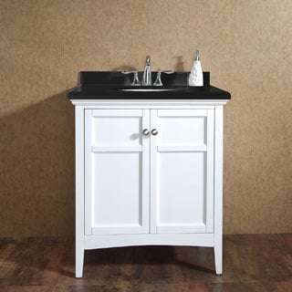 Hot Deal Ove Decors Campo 30-inch White Single-bowl Bathroom Vanity