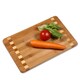 Adeco 100-percent Natural Bamboo 0.7-inch Thick Chopping Board 