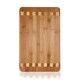 Adeco 100-percent Natural Bamboo 0.7-inch Thick Chopping Board 