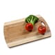 Adeco 2-piece 100-percent Natural Bamboo Chopping Board Set 