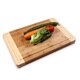 Adeco 100-percent Natural Bamboo 1.44-inch thick Chopping Board 