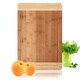 Adeco 100-percent Natural Bamboo 1.44-inch thick Chopping Board 