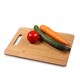 Adeco 3-piece 100-percent Natural Bamboo 3/8-inch Thick Cutting Board Set 