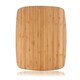 Adeco 100-percent Natural Bamboo 0.8-inch Thick Chopping Board 