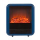 Holly & Martin Fasser Navy Blue Electric Fireplace