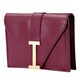 Isaac Mizrahi Women's Genuine Leather "I" Clutch