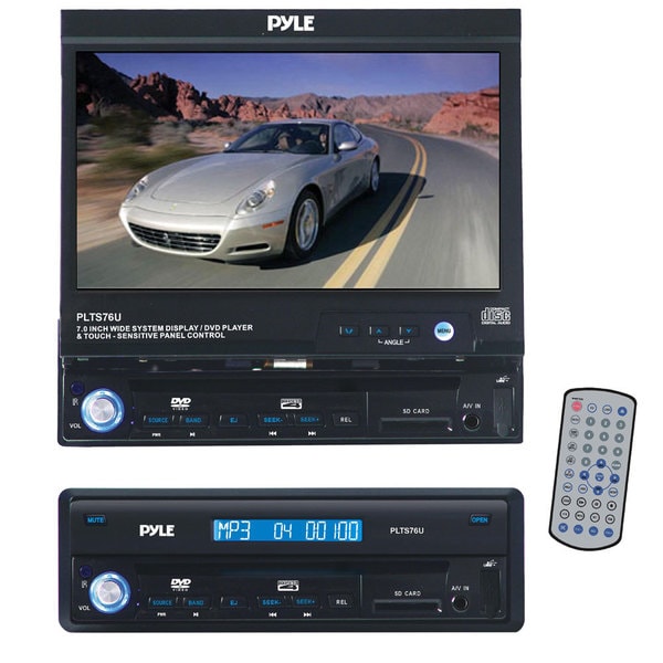 Pyle 7-inch Single DIN In-dash Motorized Touch Screen TFT/ LCD Monitor with Receiver (Refurbished) 