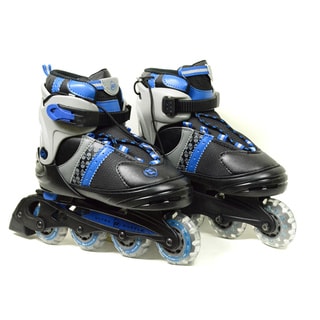 Ultra Wheels Transformer Kids Adjustable Black/ Blue In-line Skates-Image