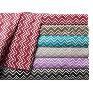 @@@ >  Expressions Chevron Printed Cotton Sheet Set