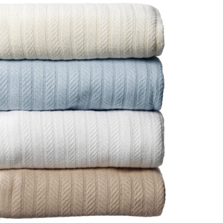 --->  Cotton Fresh Herringbone Blanket