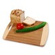Adeco Natural Bamboo Lightweight Chopping Board