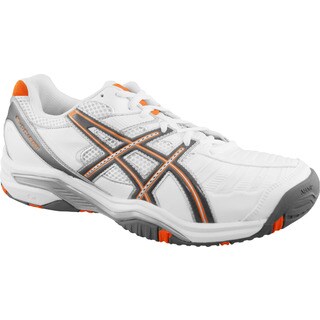 Asics Men's 'Gel Challenger 9' White/ Orange Tennis Shoes-Image