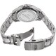 Akribos XXIV Men's Swiss Quartz Crystal Bezel Stainless Steel Bracelet Watch