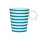 Red Vanilla 'Freshness Mix & Match Lines' 12-ounce Turquoise Mug (Set of 2)