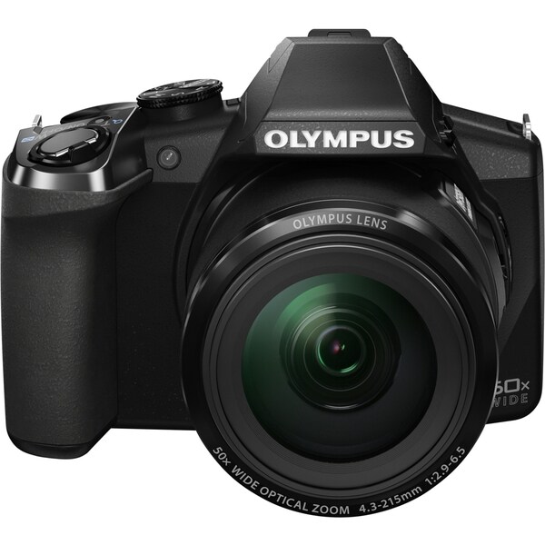 Olympus Stylus SP-100 16 Megapixel Bridge Camera - Black
