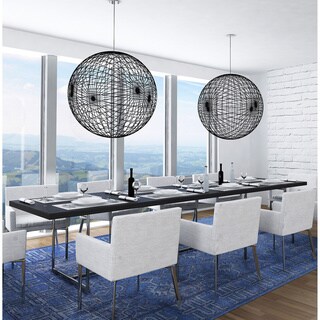 See Reviews Hand-Knotted Vintage Replica Blue Wool Rug (8'0 x 10'0)