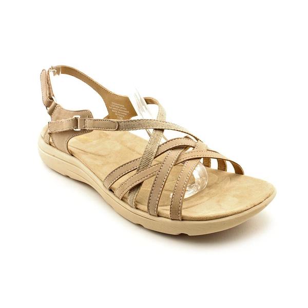 Easy Spirit Women's 'Savasana' Leather Sandals - Overstockâ„¢ Shopping ...