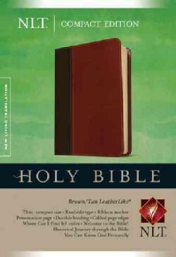 Holy Bible: New Living Translation, Brown/Tan, Leatherlike (Paperback)
