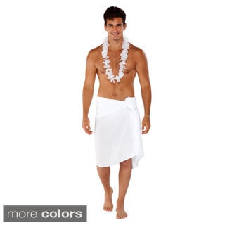 Men's Solid Fringeless Sarong (Indonesia)-Image