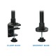 Mount-It! Expandable Articulating Desk Mount Quick Release Spring Arm