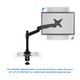 Mount-It! Expandable Articulating Desk Mount Quick Release Spring Arm