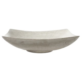Find Shop Avanity Rectangular Grey Marble Stone Vessel Sink