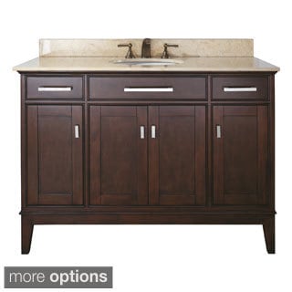 Buy  Avanity Madison 48-inch Single Vanity in Light Espresso Finish with Sink and Top