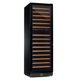 --->  KingsBottle Dual-zone 170-bottle Black Compressor Wine Cooler