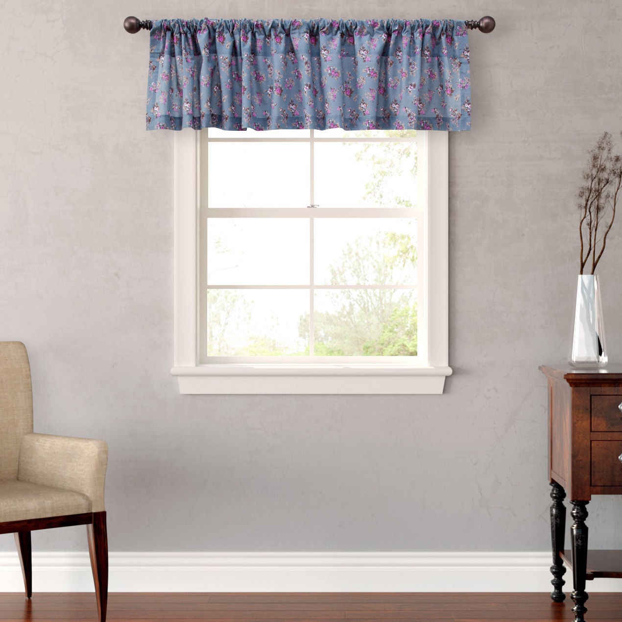 Laura Ashley Selena Floral Window Valance