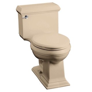 Kohler Memoirs Comfort Height 1-piece 1.28 GPF Mexican Sand Elongated ...