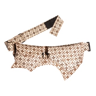 Unisex Brown Patterned Hip-pack Utility Belt (Nepal)-Image