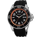 August Steiner Men's Swiss Quartz Multifunction Silicone Strap Watch