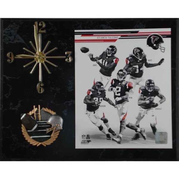 NFL 2013 Atlanta Falcons Team Photo Clock