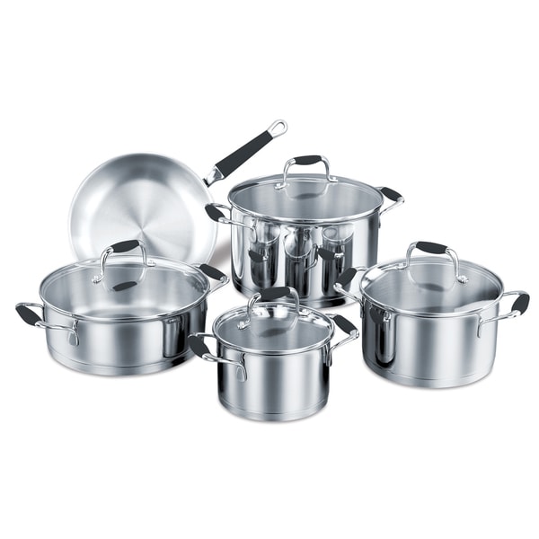 Korkmaz Flora 9-piece Encapsulated Cookware Set 