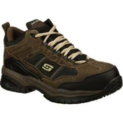 Men's Skechers Work Relaxed Fit Soft Stride Canopy Comp Toe Brown/Black-Image