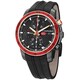 Chopard Men's 168550-6001 'Miglia Zagato' Black Dial Black Leather Strap Chronograph Watch