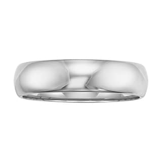 Cambridge Grey Tungsten Carbide Polished Comfort-fit Domed Band-Image