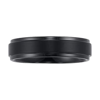 Buy black tungsten wedding ring