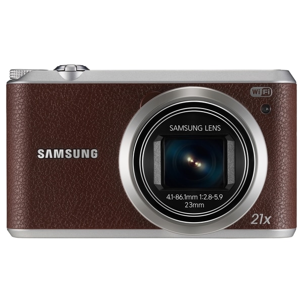 Samsung WB350F 16.3 Megapixel Compact Camera - Brown