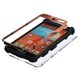 INSTEN Basketball/ Black TUFF Hybrid Phone Case Cover for LG Optimus F7 LG870 US780