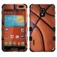 INSTEN Basketball/ Black TUFF Hybrid Phone Case Cover for LG Optimus F7 LG870 US780