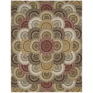 ( ._.) Nourison Nourison Hand-tufted 2000 Floral Multicolor Area Rug (9'9 x 13'9)