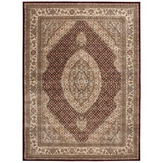 See Reviews Nourison Hand-tufted 2000 Burgundy Area Rug (7'9 x 9'9)