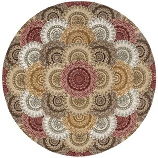 (^_-) Nourison 2000 Multicolor Rug (8' x 8' Round)