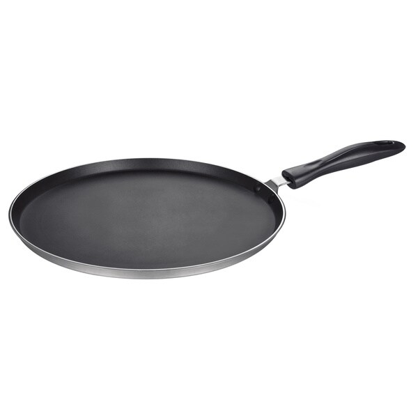 Brentwood Black 11.5-inch Round Aluminum Griddle 
