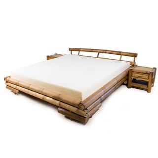(_ _ ) Tong Bamboo Platform King-size Bed