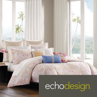 Great Prices Echo Laila Cotton 300 Thread Count 3-piece Duvet Cover Set