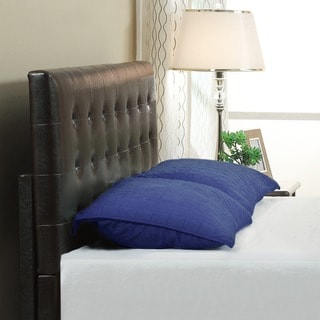 For sale Button Tufted Synthetic Leather Upholstery Headboard