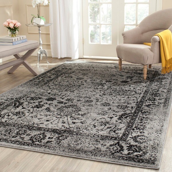 Safavieh Adirondack Grey  Black Rug (6' X 9') - Overstock Shopping 