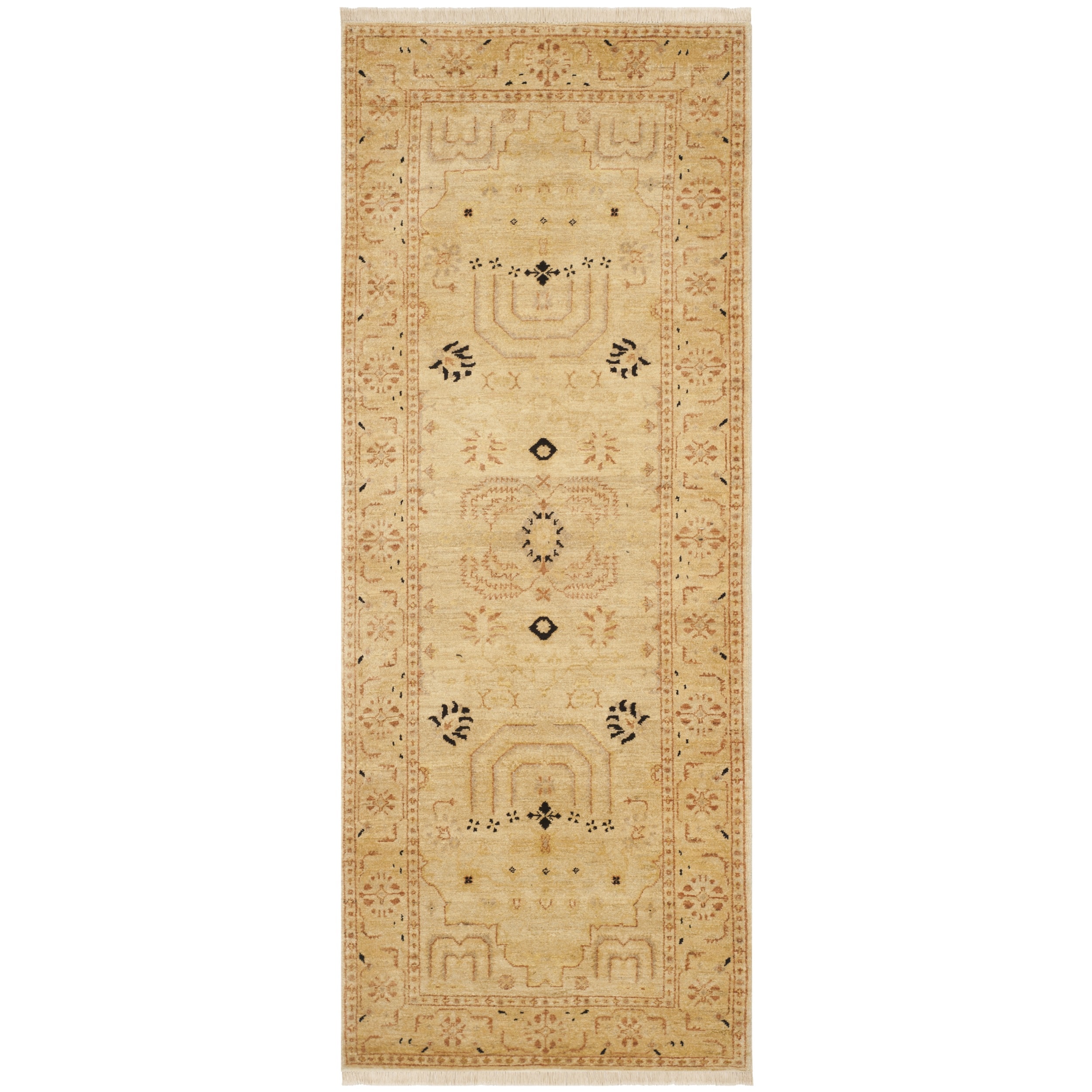 Great Prices Safavieh Hand-knotted Peshawar Vegetable Dye Ivory/ Ivory Wool Rug (3' x 12')